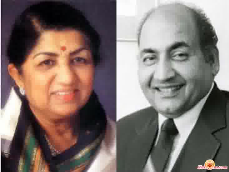 Poster of Mohd Rafi & Lata Mangeshkar